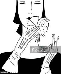 56 Young Woman Smelling Flowers High Res Illustrations