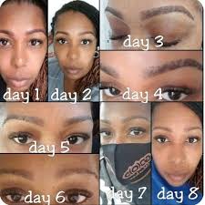 Impressive, immediately after treatment pics will look different to the finally healed brows. Powder Brows Welcome
