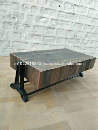 Here are some examples of rustic table's design ideas you could have been dreaming about. Industrial Vintage Rail Wood Coffee Table Vintage Sleeper Wood Coffee Table Buy Chunky Wood Coffee Tables Distressed Wood Coffee Table Rustic Wood Coffee Table Product On Alibaba Com