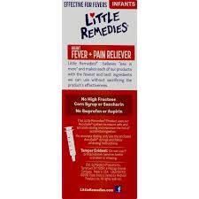 Little Remedies Infant Fever Pain Reliever Natural Berry