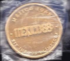 .en el tercer puesto, superando al equipo de canadá por 0,54 puntos, y terminando detrás de las competidoras chinas y estadounidenses, que obtuvieron las medallas de oro y plata, respectivamente. CjÂªig Medalla Juegos Olimpicos Mexico 68 Vendido En Venta Directa 126454899