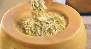 Cheese Wheel Pasta Bathe Your Pasta In Melted Cheese Cheese Wheel Pasta Cheese Wheel Food