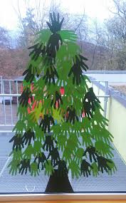 Habt ihr zufällig einen alten schuhkarton? Tannenbaum Handabdruck Basteln Mit Kindern Handabdrucke Basteln Weihnachtsdeko Kinder Basteln Basteln Weihnachten