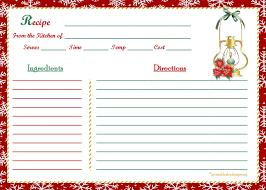 Snowflake Christmas Background Recipe Card 5x7 Recipe Cards Template Christmas Recipe Cards Recipe Cards