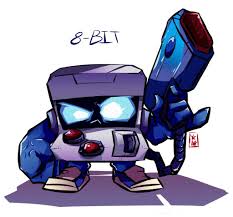 The brawler wears a uniform with ruffs toy icons, a headdress, and a ball of thread. Virus 8 Bit And 8 Bit