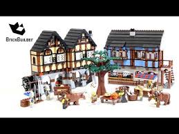 Lego ideas medieval blacksmith 21325 building kit; Lego Castle 10193 Medieval Market Village Lego Speed Build Youtube