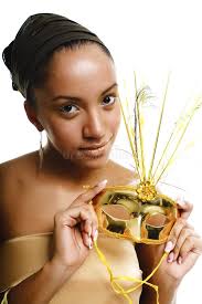 Young Pretty African American Woman Isolated