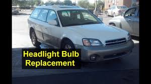 Headlight Bulb Replacement High Beam And Low Beam Subaru Outback Auto Repair Series