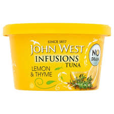 Check spelling or type a new query. John West Foods Tuna Infusions Lemon Thyme 80g Tesco Groceries