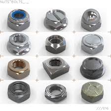 Nuts Bolts Oscar Navarro On Artstation At Https Www Artstation Com Artwork X33y0 Hard Surface Modeling Nuts Bolts Bolt
