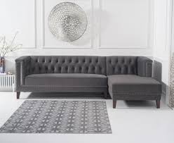 A sectional sofa is the perfect option for creating a personalized seating space that allows everyone to gather and relax. Tyler Grey Velvet L Shape Chaise Sofa Living Room Furniture Set
