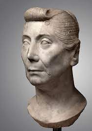 Matron With Late Republican Hairstyle Romanos Roma Arte Peinados Romanos