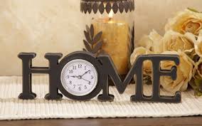 Clock Wooden Letters Home Home Clock Wooden Letters Clock