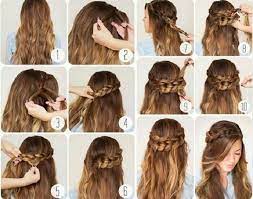 Klassische hochsteckfrisuren anleitung via everilda.com. Eine Leichte Halb Offene Frisur Auch Fur Den Alltag Frisur Ideen Schnelle Frisuren Oktoberfest Frisur