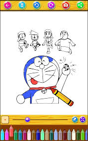 Doraemon adalah salah satu kartun manga paling berpengaruh di indonesia yang dikarang oleh fujiko f. Game Mewarnai Anak Terbaik Doraemon For Android Apk Download