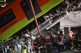 Se desploma estructura en línea 12 del metro cdmx y cae tren. Cdjqwwkuitxr2m