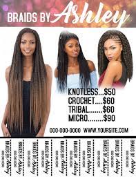 We accept cash and credit cards. Hair Braiding Flyer Price List Template Price List Business Hairstyles