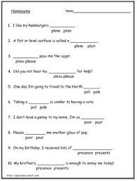 200 Homonyms Homophones And Homographs With Exercises Homophones Worksheets Homographs Homophones
