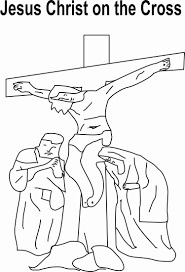 Free printable pictures of jesus. Jesus On Cross Coloring Page Coloring Home