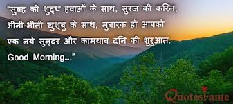 16 Best Good Morning Quotes In Hindi With Images Good Morning Quotes Morning Quotes Good Day Quotes