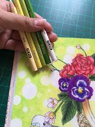 Pin By Naka On Prismacolor Combos By Leslie Francisco Coloring Book Art Coloring Books Color Pencil Art