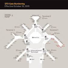 New Gate Numbering System At Sfo San Francisco