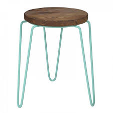 Tripod Iron Stool Mint Green Iron Stools Mint Green Furniture Stool