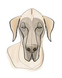 Push pack to pdf button and download pdf coloring book for free. Canine With One Line Series Part 3 On Behance