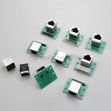 1 Piece RJ45 Adapter Board To XH2.54 Modular Ethernet Connector Adapter  Network Interface + Breakout Board + Pin Header