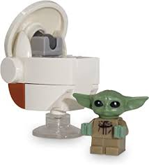 Lego Star Wars The Child Baby Yoda Mini Figure Grogu The Child From Mandalorian With Floating Pod Amazon Co Uk Toys Games