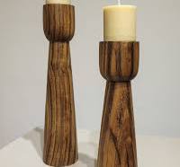 🌳✨ Les presentamos nuestros sets de candelabros de Madera ...
