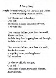 William Butler Yeats A Faery Song Reference W B Yeats The Collected Poems Of W B Yeats Wordsworth Poetry Library 2 Words Irish Poems Poems