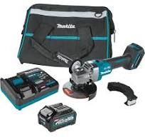 Makita 40V Max XGT Brushless Cordless 4‑1/2” / 5" Angle Grinder Kit, with  Electric Brake