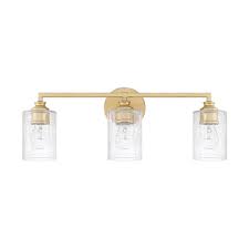 Black And Gold Bathroom Vanity Light 251 First Cooper Gold Three Light Bath Vanity Vanity Lighting Bath Light Bathroom Light Fixtures