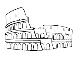 Coliseo de roma para colortear : Dibujo De Coliseo Romano Para Colorear Dibujos Net