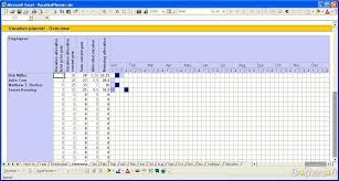 Staff Holiday Planner Template Free Excel Planner Template