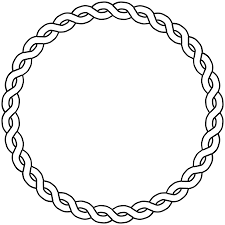 Rope Border Circle Diy Leather Bracelet Clip Art Borders Circle