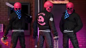 Mezco One 12 Collective Pink Skulls Chaos Club Exclusive 3 Pack Figure Review Youtube