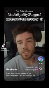 Liam Payne Spotify Message