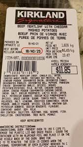In the container you get a meatloaf, a huge helping of mashed potatoes with slabs of butter on top and large packet of sauce. Costco Kirkland Signature Beef Meatloaf With Cheddar Mashed Potatoes Review Costcuisine