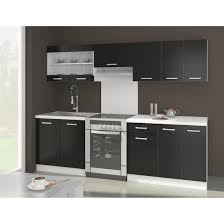 Ultra Cuisine Complete Avec Plan De Travail L 2m40 Noir Mat En 2020 Cuisine Complete Idee Rangement Cuisine Meuble Sous Evier