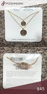 Amber Sceats Necklace Necklace Layered Coin Necklace Womens Jewelry Necklace