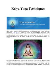 Believe it or not, this is one of my most he also talks about it in detail in his book pranayama the breath of yoga. Kriya Yoga Techniques By Gregorysergio Issuu