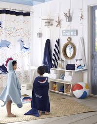 Create the perfect washroom with our bathroom accessories, vanities, mirrors and more. Design Your Own Shark Themed Playroom Pottery Barn Kids Kids Bathroom Shower Curtain Pottery Barn Kids Shark
