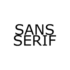 Image result for sans serif typeface
