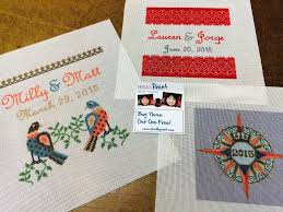 Download from hundreds of free cross stitch patterns and sink your needles into these beautifully intricate designs. Salo Custom Needlepoint Wedding Ring Bearer Pillow Diy Canvas Kits How To Craft Supplies Tools