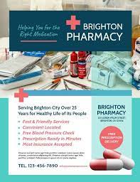 Pharmacy Flyer Poster Template Pharmacy Flyer