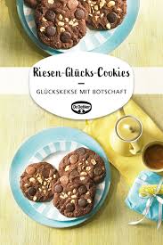 Riesen Glucks Cookies Rezept Lebensmittel Essen Schokolade Cookies Geschenke Aus Der Kuche