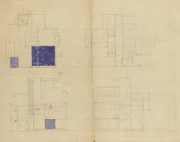 Ontwerp Voor De Vier Gevels Maison D Artiste Verv Jaar 1923 Male Sketch