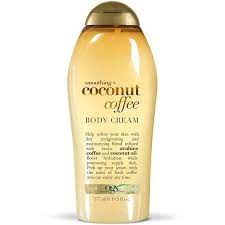 Ogx Smoothing Coconut Coffee Body Cream 19 5 Fl Oz Walmart Com In 2021 Ogx Hair Products Coconut Coffee Body Cream